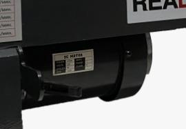 REALREZ R 1018 370 W 
  Мощный двигатель  
 Станок оснащен надежным мощным двигателем, гарантирующим длительную бесперебойную работу  
