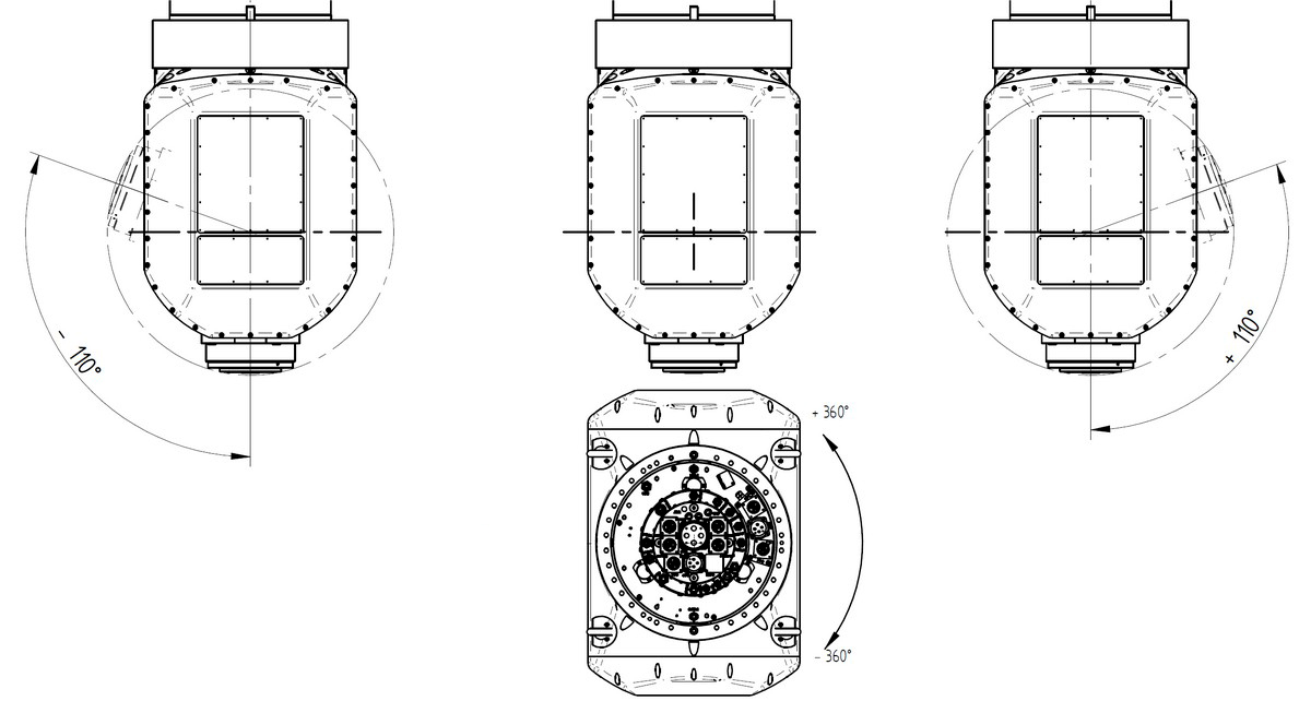 IRONMAC IMC 1832-5X  5-ти осевая фрезерная голова Kessler (Германия) 