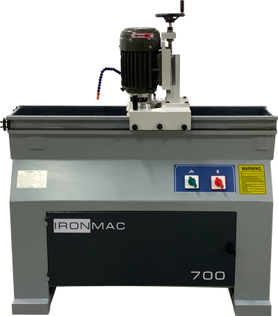 IRONMAC 700  Станина  Литая ванна из чугуна обеспечивает необходимую жесткость и виброустойчивость станка, что гарантирует высокую точность заточки инструмента 