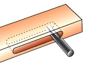 QUADRO STICK 4 Овальная продольная