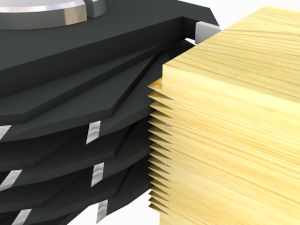 Beaver 150-3 Speed Фрезерование шипа и формирование заплечиков