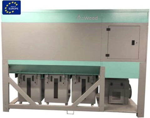 SUR-R 1300  Фильтр рукавный EcoWood FPC 12 500  Компактный рукавный фильтр с электромеханическим встряхиванием предназначен для очистки воздуха от сухой неслипающейся пыли, опилок и стружки в центральных системах аспирации  Фильтр устанавливается ...