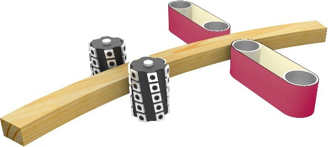 EcoWood FC4 Фрезерование заготовок с двух сторон