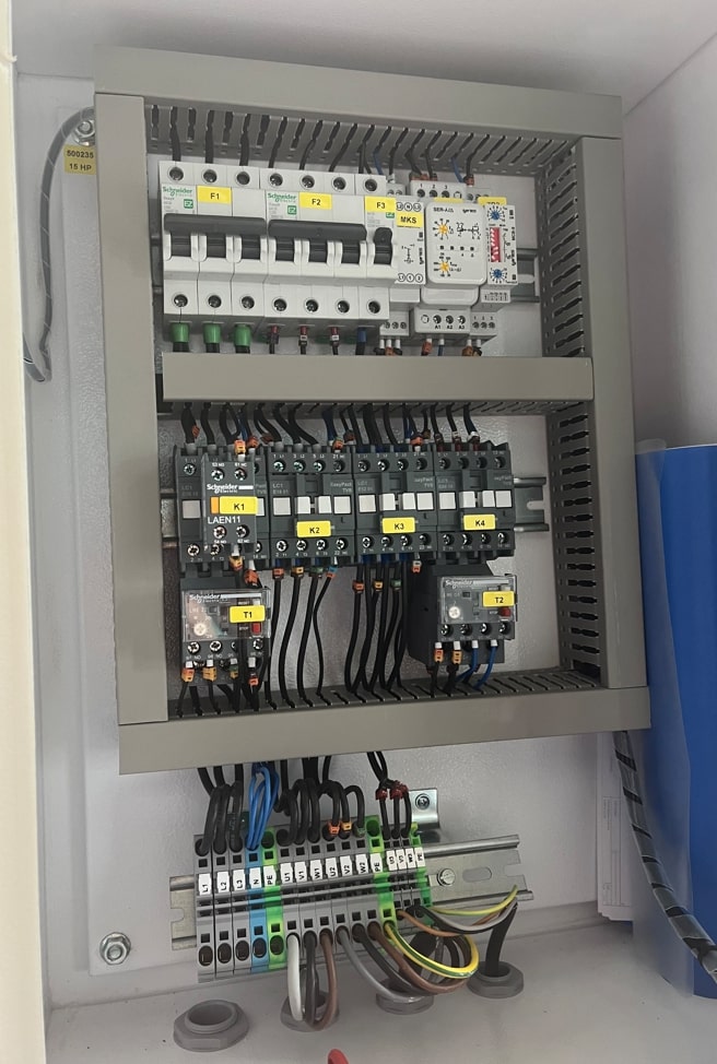 EcoWood FPC-6500 GEN2  Электрические компоненты  Все электрические компоненты (контакторы, пакетные выключатели) от мировых производителей 