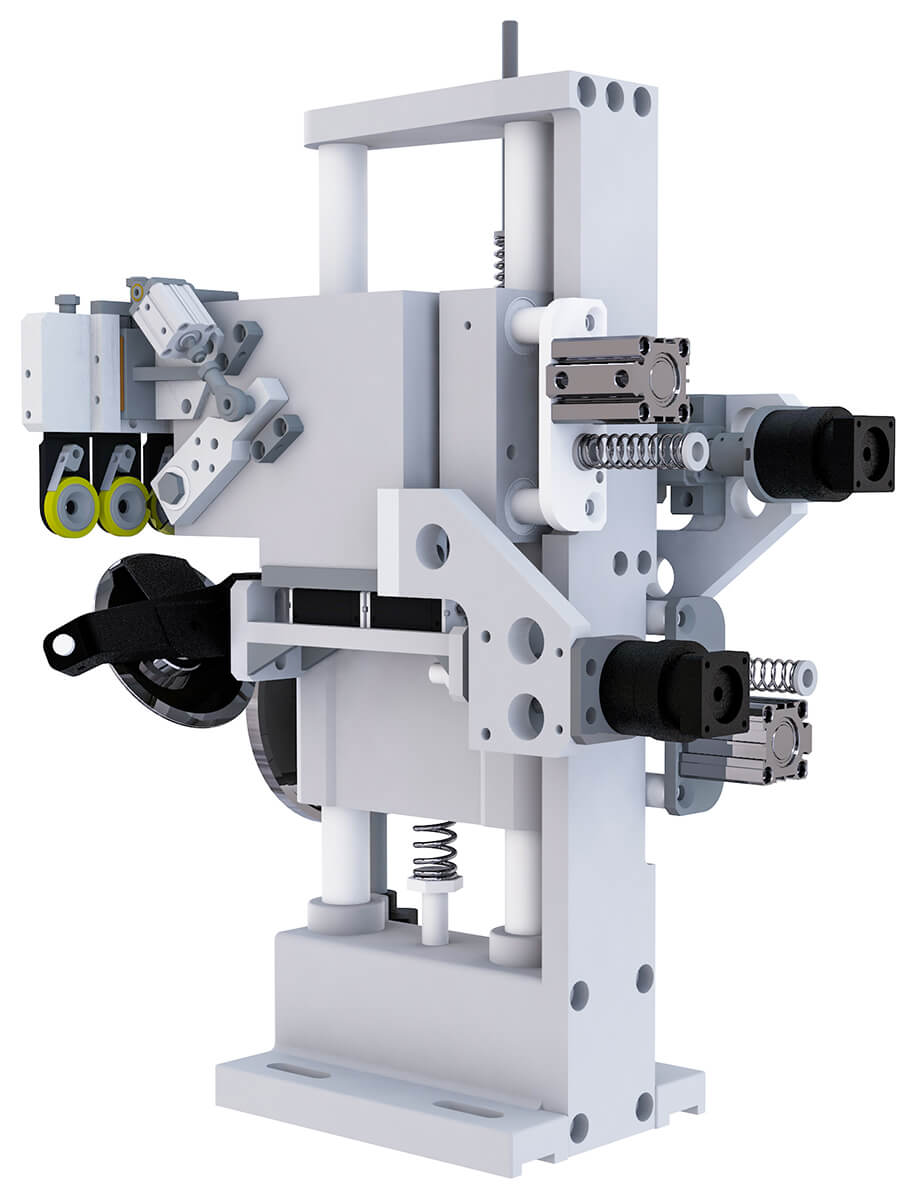 Excitech 736 Servo  Узел радиусной циклевки R1 & R2 Сервопривод 