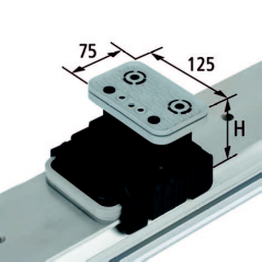 Filato Doormatic 1328  Вакуумная подушка Schmalz VCBL-K1  125 х 75 х 100 мм