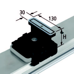 Filato Doormatic 1328  Вакуумная подушка Schmalz VCBL-K1  130 х 30 х 100 мм