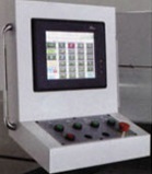 Nanxing NPL-330HG  Панель управления с ЧПУ  Система ЧПУ SIMENS контролирует все узлы и агрегаты станка  Встроенное программное обеспечение является простым в освоении и позволяет программировать раскрой  В программе задаются скорость движения пиль...