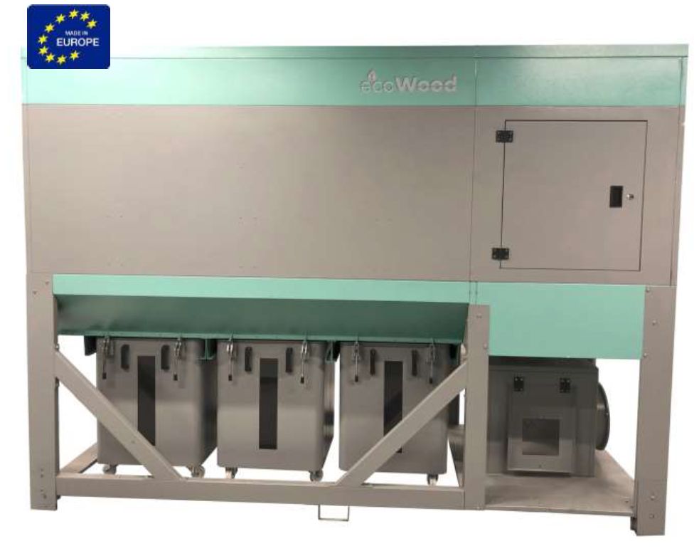 EcoWood S1W1  Фильтр рукавный ECOWOOD FPC 10000  Компактный рукавный фильтр с электромеханическим встряхиванием предназначен для очистки воздуха от сухой неслипающейся пыли, опилок и стружки в центральных системах аспирации  Фильтр устанавливается...