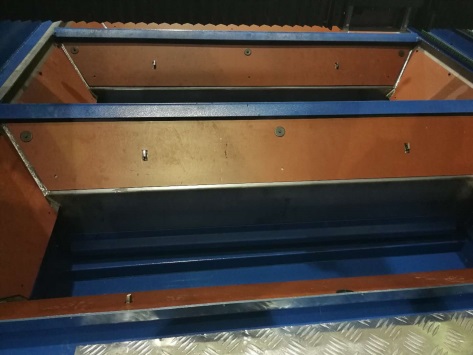 YAWEI SMD HLE 3015  Обшивка станины медью (Опция)  Для предотвращения тепловых деформаций станины 