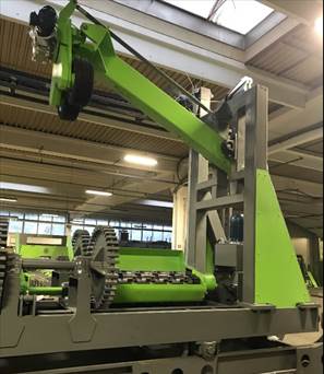 Mebor SFH-1200  Гидравлическая приводная штанга  Узел предназначен для прижима бревен  Штанга имеет привод 