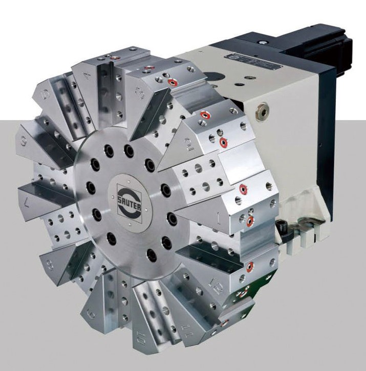 SPECTR TH2500 / 2000  Сервоприводная револьверная головка SAUTER  Сервоприводная револьверная головка SAUTER приводится в движение серводвигателем переменного тока с высоким крутящим моментом для быстрой и точной индексации  Конструкция револьверн...