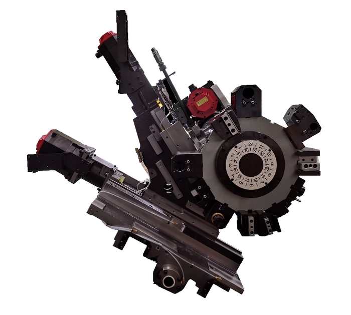 SPECTR TH-2500Y / 1000  Ось Y  Станок оснащен осью Y с приводом Fanuc (1,4 кВт), что значительно расширяет его технические возможности  Ось Y позволяет выполнять полноценные операции фрезерования канавок и пазов, сверления со смещением от центра  ...