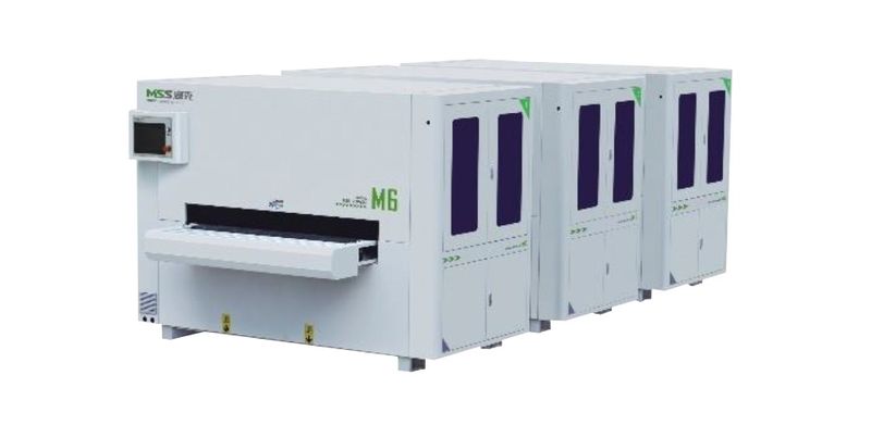 KDT PM6-1000  ШЛИФОВАЛЬНЫЙ СТАНОК     					 Автоматический рельефно-шлифовальный станок проходного типа KDT PM6-1000       