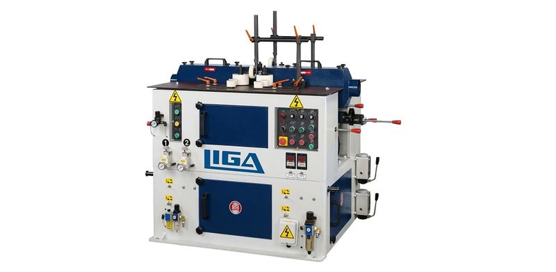   ШЛИФОВАЛЬНЫЙ СТАНОК LIGA GB-625-R3-BS          Двухсторонний шлифовальный станок проходного типа для криволинейных и прямолинейных брусковых деталей LIGA GB-625-R3-BS        