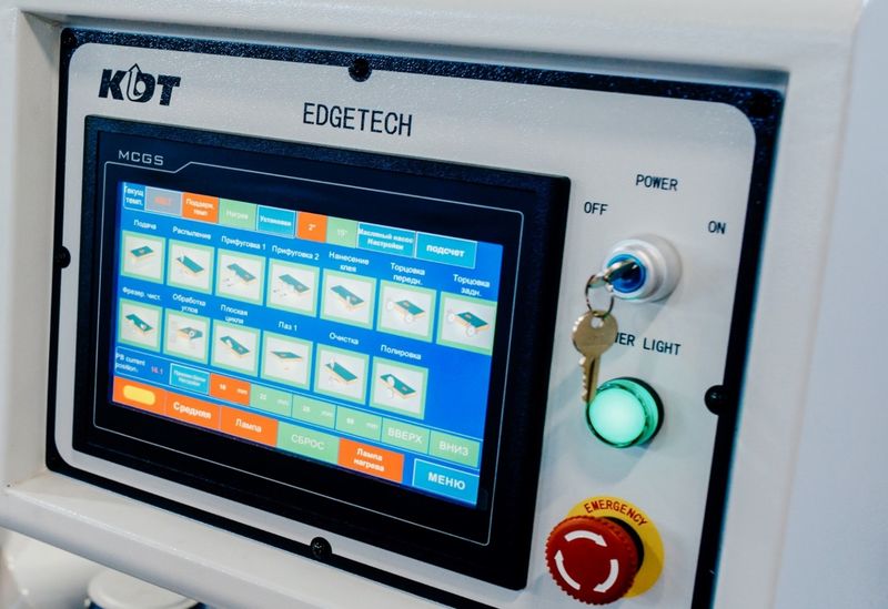 KDT  УПРАВЛЕНИЕ           Управление станком осуществляется с помощью монитора с Touchscreen диагональню 10 дюймов                   Интерфейс системы управления интуитивно понятен, прост и удобен в эксплуатации и не требуют специальных навыков и ...