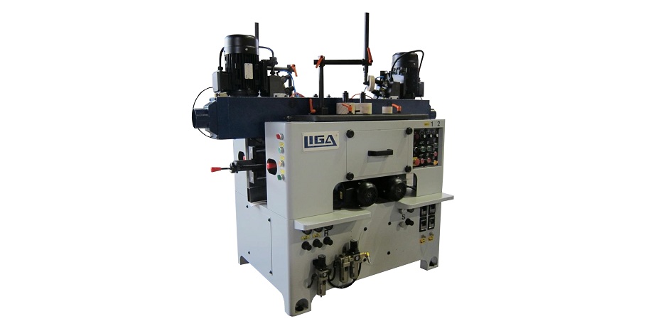 LIGA GB-625-R3-80S  ШЛИФОВАЛЬНЫЙ СТАНОК LIGA GB-625-R3-80S          Двухсторонний шлифовальный станок проходного типа с утюжками для криволинейных и прямолинейных брусковых деталей LIGA GB-625-R3-80S        