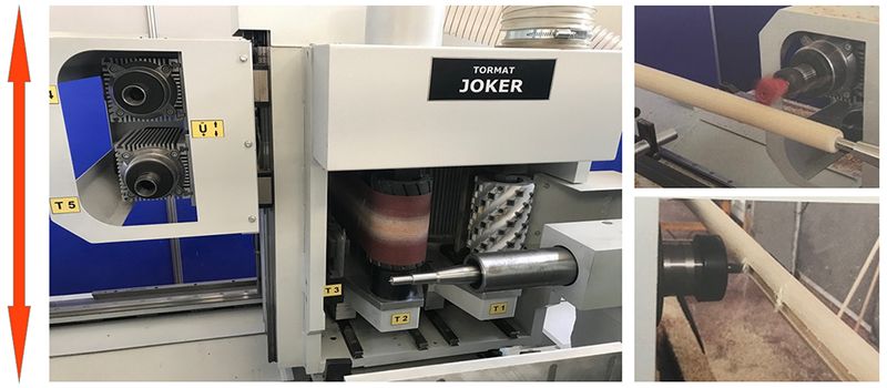 Dincmak Tormat-Joker  ЭЛЕКТРОШПИНДЕЛЬ     					 Электрошпиндель мощностью 4 кВт 18 000 об/мин – 2 шт   				     					 Электрошпиндели имеют возможность перемещения по оси Х и Y вместе со всеми агрегатами, а также могут быть оснащены 2-мя разными и...