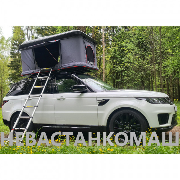 Палатка на крышу автомобиля Super Box, чёрная