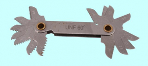 Набор резьбовых шаблонов для дюймовой резьбы UNF 60° из 16шт. "CNIC" (12-80)