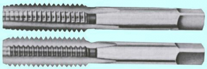 Метчик   3/4" BSF 55° 9ХС дюймовый, ручной, комплект из 2-х шт. (12 ниток/дюйм) "CNIC"