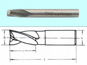 Фреза Шпоночная d 4,0х 7х36  ц/х Р6АМ5 "CNIC"