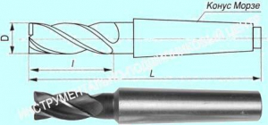 Фреза Концевая d36,0х 53х178 к/х  Р18  Z=4 КМ4 "CNIC"