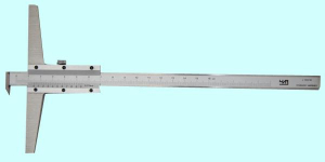 Штангенглубиномер 0- 300мм ШГ-300, цена деления 0.05 с зацепом  (Калиброн)