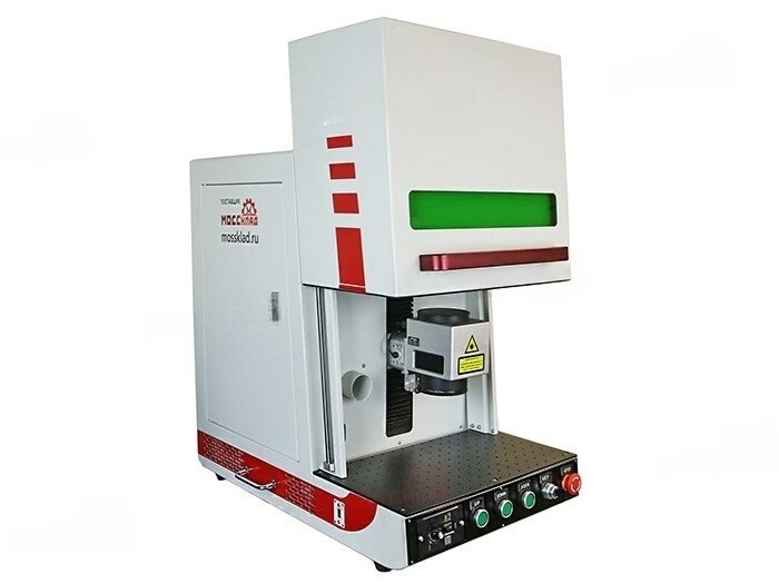 Лазерный маркиратор в защитной кабине FABTEC 30W (излучатель MAX), рис.1