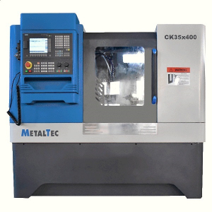 MetalTec CK 35x400 токарный станок c ЧПУ с горизонтальной станиной met581