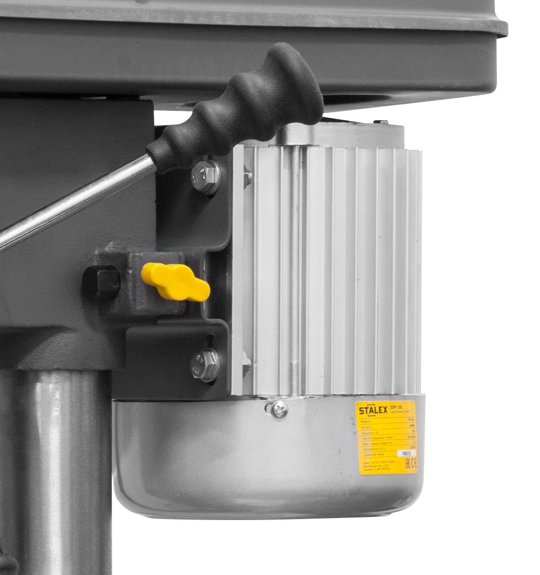 STALEX DP-20/T 
  Мощный двигатель  
 Станок STALEX DP-20/T (DP38016B/T) оснащен надежным мощным двигателем, гарантирующим длительную бесперебойную работу  
