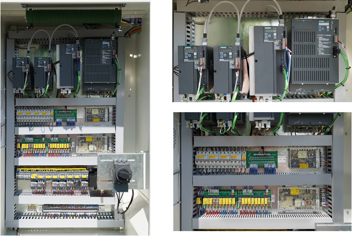 MILLMASTER VMM-855S с ЧПУ 
 Внутри электрошкафа расположены сервоприводы и электрокомпоненты всемирно известных брендов Siemens и Schneider Electric, которые обеспечивают надежную и бесперебойную работу оборудования  
 
 
  
 
 
