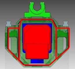 SPITZEN SMG-22  Шпиндель  Корпус шпинделя так же имеет внутреннее оребрение для увеличения жесткости и уменьшения массы  Шпиндель имеет компактный дизайн, но при этом высокую жесткость, что позволяет производить тяжелую обработку Конструкция разра...