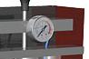 Сорокин 21.6  Визуальный контроль  Манометр позволяет визуально контролировать рабочее давление установки для тестирования и очистки 6-ти форсунок со встроенной УЗВ Сорокин 21 6 