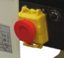 JET JRT-2  Аварийная остановка  Крупная кнопка ярко-красного цвета дает оператору возможность оперативно останавливать оборудование в случае возникновения аварийной ситуации 