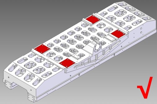 SPITZEN SMC-1260F  Традиционные салазки рабочего стола  Традиционные салазки рабочего стола имеют квадратные отверстия для удобства установки подшипниковых блоков, но данная конструкция значительно снижает стойкость к кручению Станок SMC-1260F (VF...