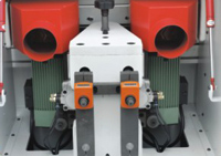 WDX-323J Фуговальный агрегат:
 
 устранение «дуги» на деталях длиной более 1500 мм 
 точная базировка размеров детали с учётом толщины кромочного материала 
 устранение сколов после раскроя 
 
