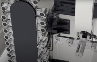 IRONMAC IH-1600 CNC  Инструментальный магазин  По требованию заказчика инструментальный магазин возможно расширить до 60/90/120 позиций Стандартная комплектация включает в себя 40 позиции инструмента:Смена инструмента производится в произвольном н...