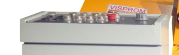 Visprom PPK-280 
  Простота управления  
 Пульт управления нового образца упрощает работу с оборудованием  
