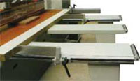 MJB1333B Позадистаночные приемные столы ( 3шт) с упорами и линейками длиной до 1500 мм 