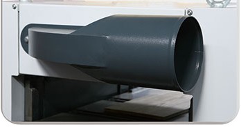 HCM H630  АСПИРАЦИЯ  Аспирационный патрубок диаметром 150 мм для удаления стружки 