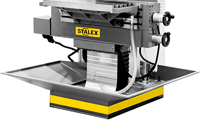 Stalex WFM 800 Servo 
  Надежная станина  
 Массивная конструкция из серого чугуна гарантирует работу без вибраций  
