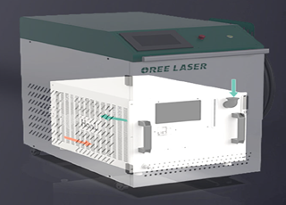 OREE LASER HW 3000  Водяной чиллер 
 Двойной диапазон температур и контроль их  Циркулирующий водяной контур, позволяет быстро охладить внутреннее устройство пистолета (сварочной головы), одновременно охлаждая саму установку  

